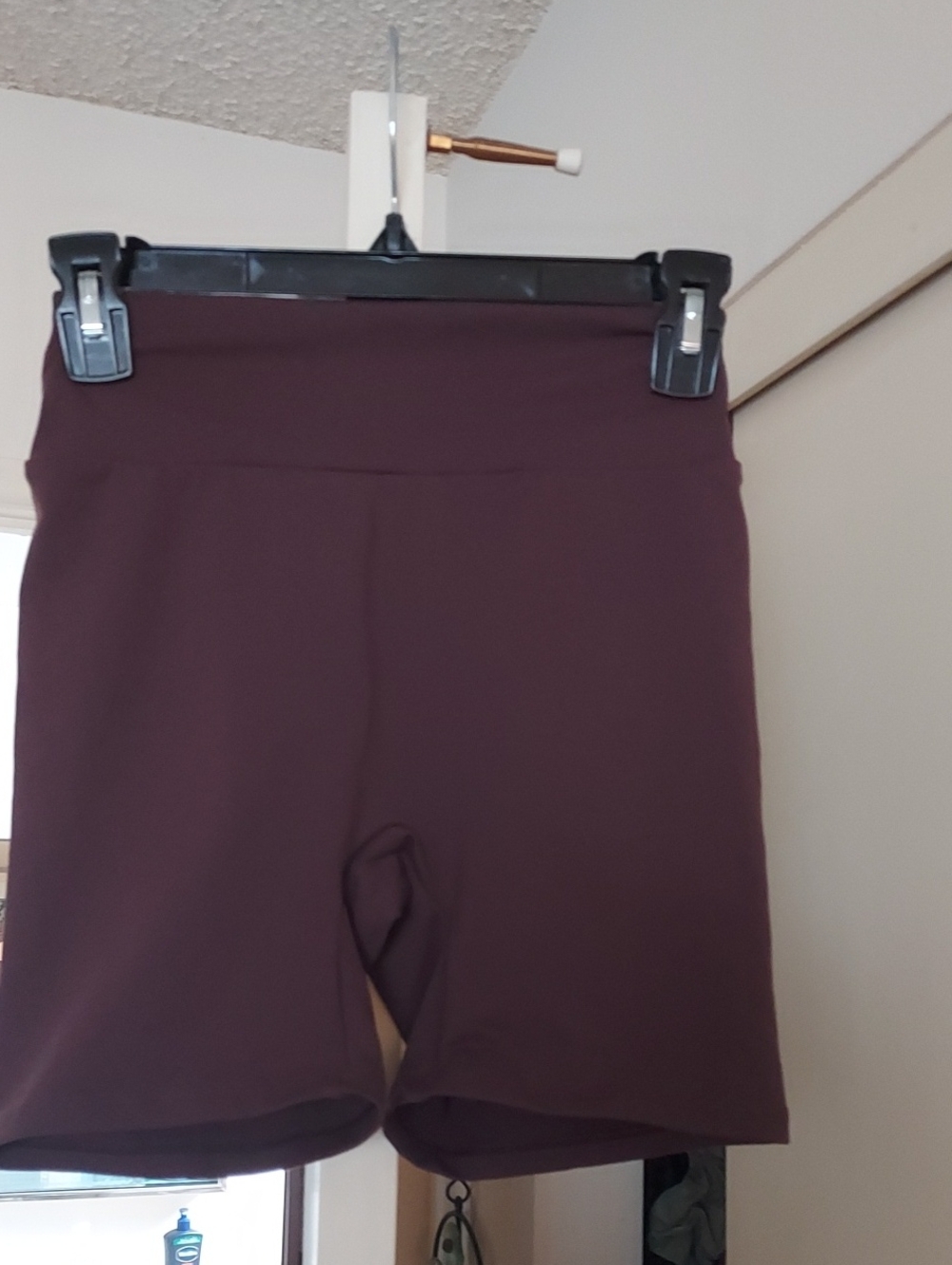 Booty by Brabants High-Waist Bike Shorts in Plum